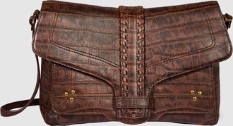Jerome Dreyfuss Sac Harry M Imprim&eacute; Croco Cigare