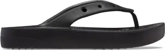 Crocs Classic Platform Flip - Dames - Slippers - Zwart - 41 EU - Schoenen