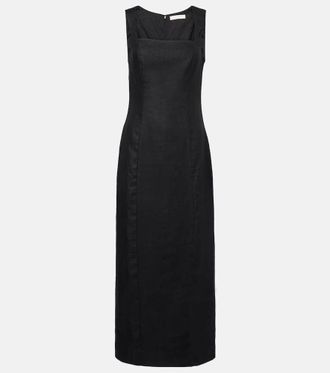 Faithfull The Brand Felice linen midi dress