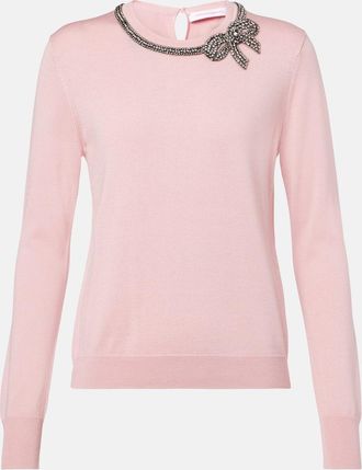 Carolina Herrera Pullover in seta e cotone
