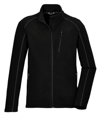Killtec Killtec Mens Kow 84 Mn FLC Jckt Fleece Jacket with Stand-up Collar, Black, 4XL