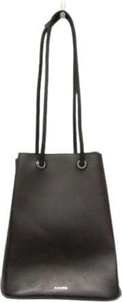 Jil Sander Pre-owned Tote Bag - unisex - Vintage Shopper - Bruin - ONE Size - Leer - Vintage