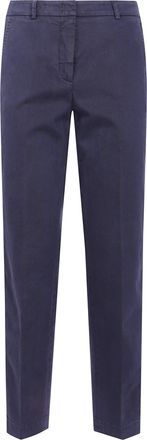 PESERICO Pants Stretch Gabardine Trousers