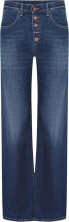 Dondup Dp 4278Ds 0229Dlh 4 Wijde Jeans - Dames - Loose Fit Jeans - Blauw - W25 - Jeans