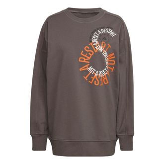 adidas by Stella McCartney Sportswear Sweatshirt Grey Brown IB5889