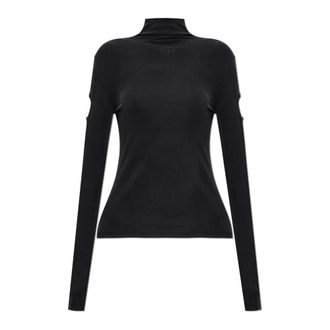 Off-white Dames, Tops, Zwart, Maat: M