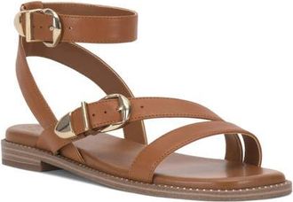 Vince Camuto Neiko Ankle Strap Sandal in Golden Walnut at Nordstrom, Size 6.5