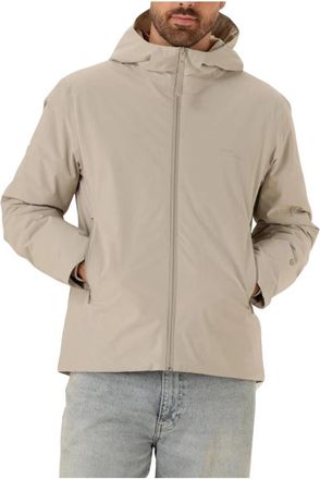 Elvine Arnar Jacket - Heren - Winterjassen - Beige - XL - Leer - Jassen