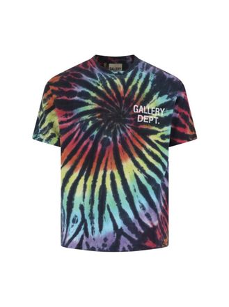 Gallery Dept. Multicolor Tie-Dye T-Shirt With Logo Prints