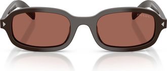 Prada 0pr D06s Rectangular Acetate Sunglasses