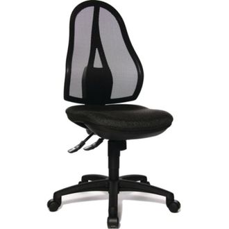 Topstar Silla Giratoria De Oficina Con Punta Sincronizada 430-510mm O Reposabrazos, Soporte Puerta 110kg