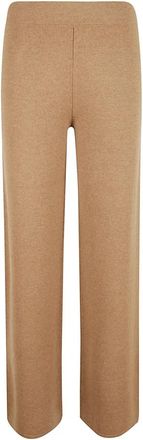 Max Mara Moritz Broek - Dames - Straight fit broeken - Bruin - M - Broeken