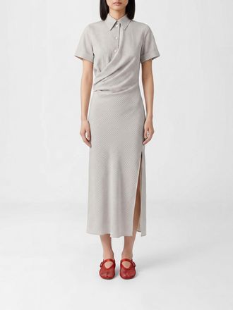 Alexander McQueen McQueen Abito chemisier in seta a righe