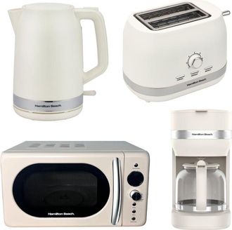 Hamilton Beach Ella Kettle Toaster Coffee Machine & Microwave Set