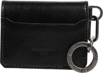 Dolce & Gabbana Kaarthouder Portemonnee - unisex - Portefeuilles - Zwart - ONE Size - Leer - Accessoires