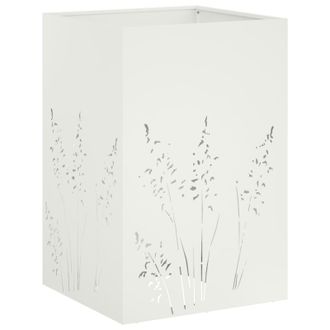 vidaXL Macetero De Jard&iacute;n Blanco 50 X 50 X 75 Cm Vidaxl