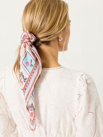 Fat Face FatFace Multi Beetroot Square Scarf