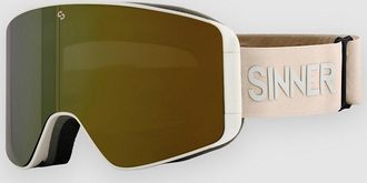 Sinner Aura Matte Light Grey (+ Bonus Lens) Goggle grau