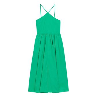 Ted Baker Vari Halterneck A-lijn Groene Midi-jurk