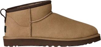 UGG Classic Ultra Mini Boots - Heren - Winterlaarzen - Bruin - 41 EU - Leer - Schoenen