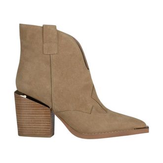 Alma En Pena Cowbow Low Boot - female - ALMA EN PENA - Cowboy & Biker Boots - Beige - 9 UK - Shoes