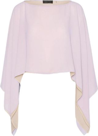 Elena Miro Dames, Blouses & Shirts, Paars, Maat: S/M Zijde