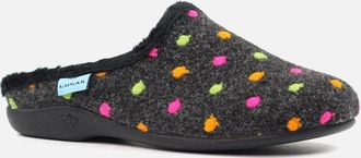 Lunar Womens Peanut Womens Slippers - Black - Size: 7
