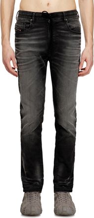Diesel Regular 2032 D-Krooley Joggjeans - Jeans - Man - Black