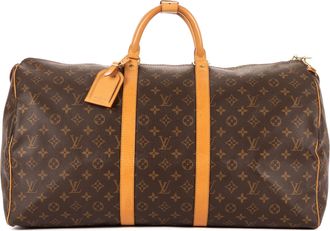 Louis Vuitton Pre-owned Womens Keepall 55 Travel Bag - Brown - One Size
