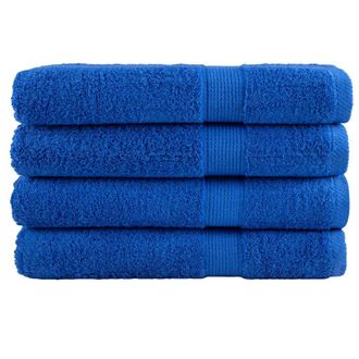 Berkfield Home Premium Towels SOLUND 4pcs Blue 100x200cm 600gsm