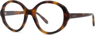 Loewe Ladies Black Round Eyeglass Frames LW50077I 052