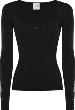 Courr&egrave;ges Heritage Ribbed Knit Top