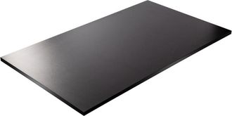 OEM Tablero De Mesa Laminado Negro 180 X 95 Cm Para Escritorio O Mesa