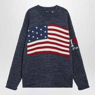 Polo Ralph Lauren Regular Fit I Love Polo Flag Sweater