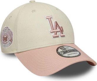 New Era Unisex Baseball Cap La Dodgers Light Beige Cotton Hat
