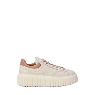 Hogan H-Stripes Sneakers - Dames - Sneakers - Beige - 39 EU - Leer - Schoenen