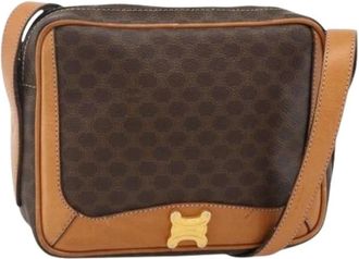 Celine Pre-owned Cross Body Bags, female, Brown, Size: ONE SIZE Pre-owned Vintage Shoulder Bag