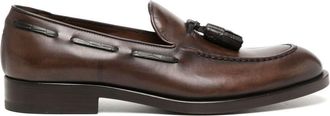 Fratelli Rossetti tassel-detail leather loafers - men - Leather/Leather/Rubber - 11 - Brown