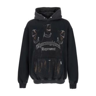 Represent Represent, Heren, Sweatshirts & Hoodies, Zwart, Maat: S Katoen