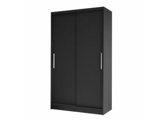 Mirjan24 Armario Closico 162, Negro, 200x100x58cm, Puertas De Armario: Correderas, N&uacute;mero De Estantes: 4