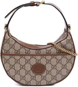 Gucci Pre-owned Gucci Mini GG Supreme Half Moon Bag Ladies N60KPLF6JA26GLAG