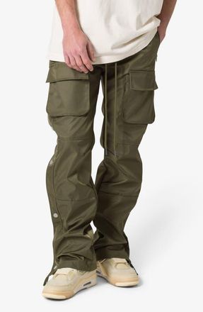 mnml Snap Front Cargo Pants in Olive at Nordstrom, Size 36