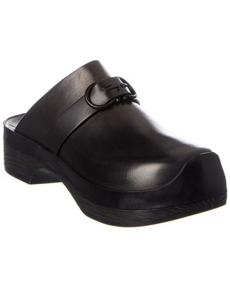 Ferragamo Nope D Leather Mule
