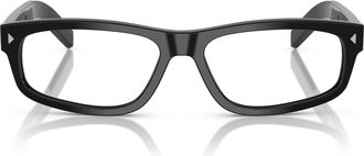 Prada 0pr B02v Rectangular Acetate Eyeglasses