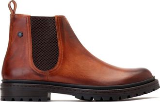 Base London Walsh Mens Chelsea Boots - Tan - Size UK 6