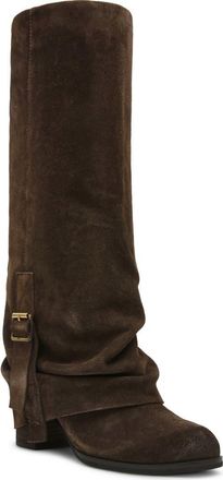 Steve Madden Bozeman Knee High Boot in Brown Suede at Nordstrom, Size 9.5