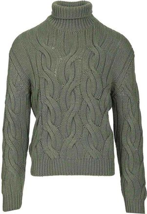 Mauro Ottaviani Cashmere Cable Knit Sweater