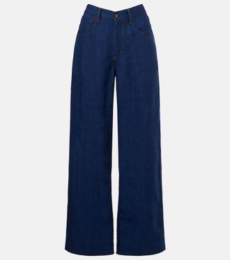 Citizens Of Humanity x Argent Ayla mid-rise wide-leg jeans