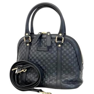 Gucci Pre-owned Handbags, female, Black, Size: ONE SIZE Pre-owned Vintage Handbag