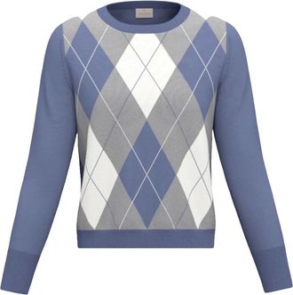 Emme Di Marella Carabo Ronde Hals Gebreide Trui - Dames - Ronde hals truien - Veelkleurig - S - Polyester - Truien & Vesten